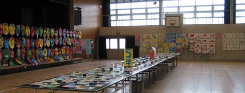 京都市立大宅小学校５年生の図工展