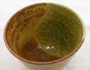 黄瀬戸と織部釉釉